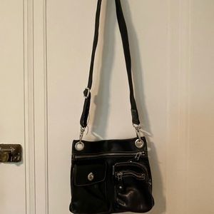 90s Vintage Roots Crossbody Utility Bag
